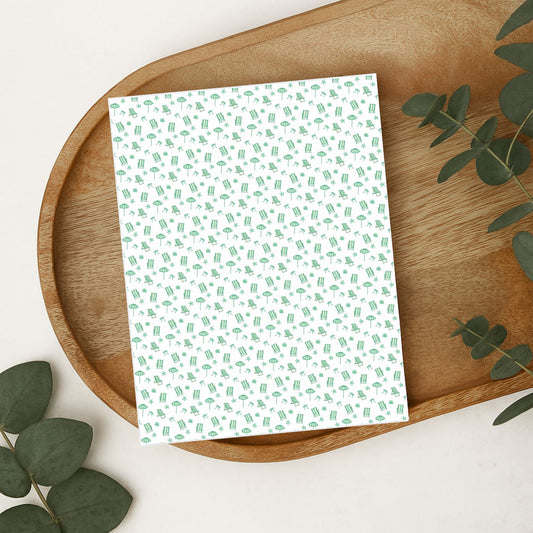 Water Soluble Polymer Clay Transfer - BEACH CHAIRS