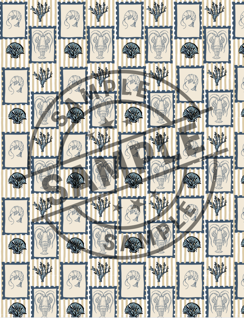 Water Soluble Polymer Clay Transfer - OCEAN STAMPS